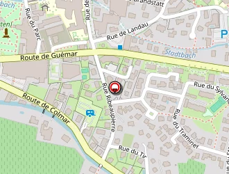 Carte de Accs à Ribeauvillé