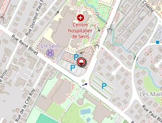 Carte de Ensemble Sportif à Sens