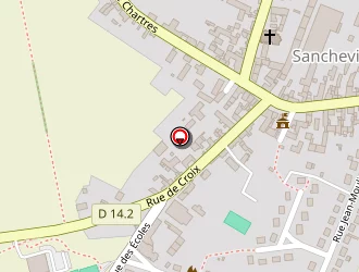 Carte de Centre D'intervention à Sancheville