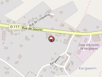 Carte de Garage Creis à Spézet