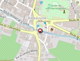 Carte de Hubert Francis à Ribeauvillé