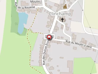 Carte de Gouttelec à Clinchamp