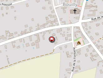 Carte de Pompiers (centre De Secours) à Bouilly