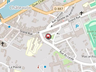 Carte de Camping De Rodaven à Châteaulin