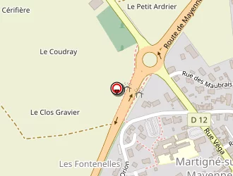 Carte de Lvsr à Martigné-sur-mayenne