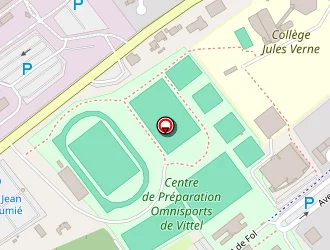 Carte de Centre De Preparation Olympique à Vittel