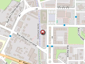 Carte de Plateaux Multisports Quartier Paul Bert à Sens