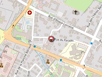 Carte de Commissariat De Police à Sens