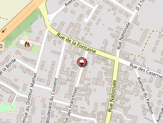 Carte de Cosmed à Toury