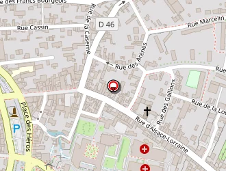 Carte de Maison De Retraite à Sens