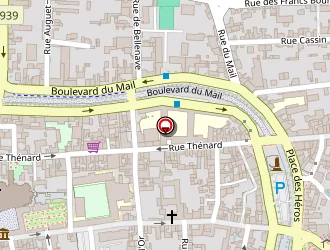 Carte de Collège Montpezat à Sens