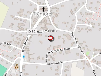 Carte de Ecole Privée Saint Joseph à Trémorel