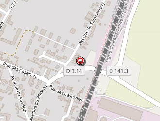 Carte de Axereal à Toury