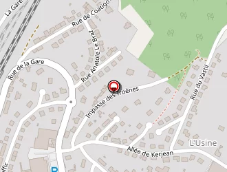 Carte de Guilvez à Châteaulin