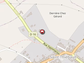 Carte de Ordi-stock à Saint-thiébault