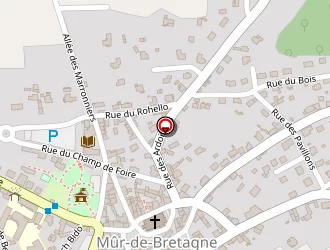 Carte de Centre De La Solidarité Départementale à Mûr-de-bretagne