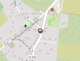 Carte de L'hermine à Crozon