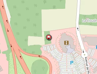 Carte de Mac Donald's (mac Drive) à Mézière (la)