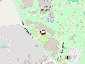 Carte de Résidence Du Continental à Vittel