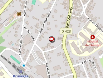 Carte de Bricomarché à Bruyères