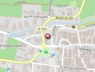 Carte de Cour Du Bailli à Bergheim