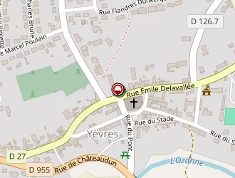 Carte de Barrier Cyrille à Yèvres