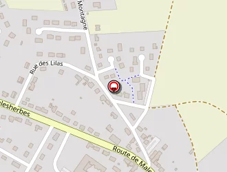 Carte de Complexe Sportif à Puiseaux