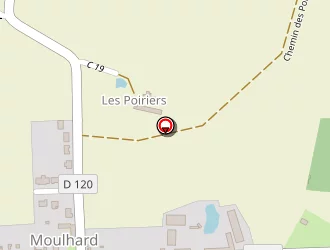 Carte de Delarue Julien à Moulhard