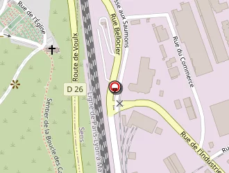 Carte de Bauland Bernard à Sens