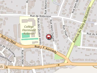 Carte de Collège Florimond Robertet à Brou