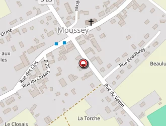 Carte de Stade Municipal à Moussey