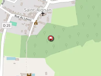 Carte de Vent D'est à Saint-aignan