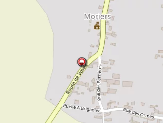 Carte de Des Perrières (gaec) à Moriers