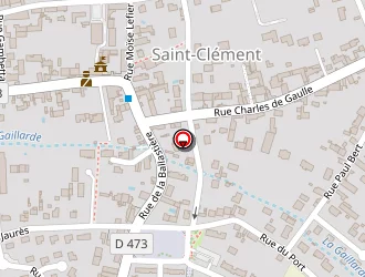 Carte de Georges Rémi à Saint-clément