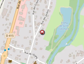 Carte de Ecole Maternelle Du Centre à Saint-léonard