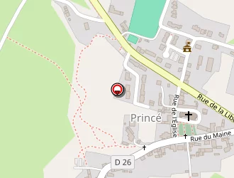 Carte de La Poste à Princé