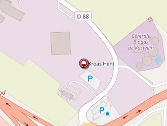 Carte de Mcdonald's à Châteaulin