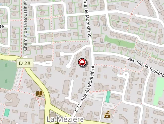 Carte de Debroize Rose à Mézière (la)