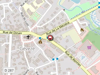 Carte de La Poste à Gévezé