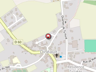 Carte de Marcaud à Dinéault