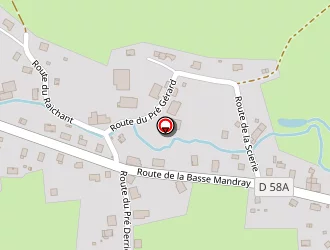 Carte de La Mandroseraie à Mandray