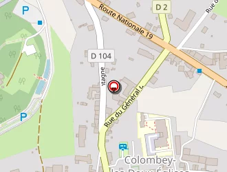 Carte de Office De Tourisme à Colombey-les-deux-églises