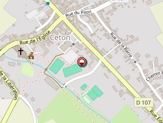 Carte de Piscine Intercommunale H2o à Ceton