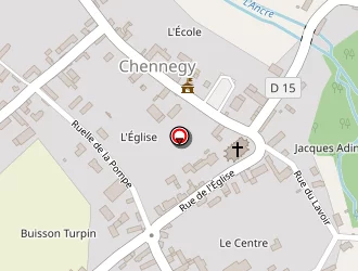 Carte de Therhey Jacques à Chennegy