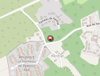 Carte de Odalys Résidences à Crozon