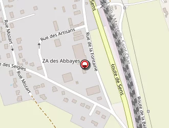 Carte de T.r.s. à Courtois-sur-yonne