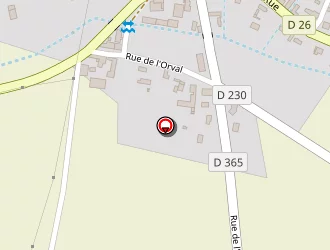 Carte de Centre Vacances Regards à Brannay