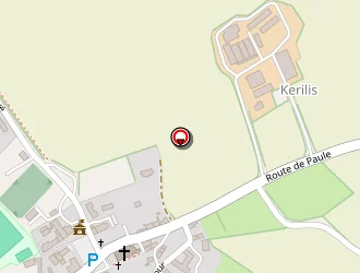 Carte de Salle Des Fêtes à Plévin