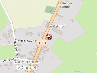 Carte de Gite Du Mallet à Rouperroux-le-coquet