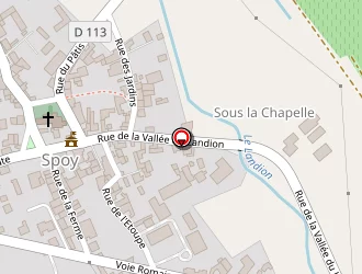 Carte de Coquard Guy à Spoy